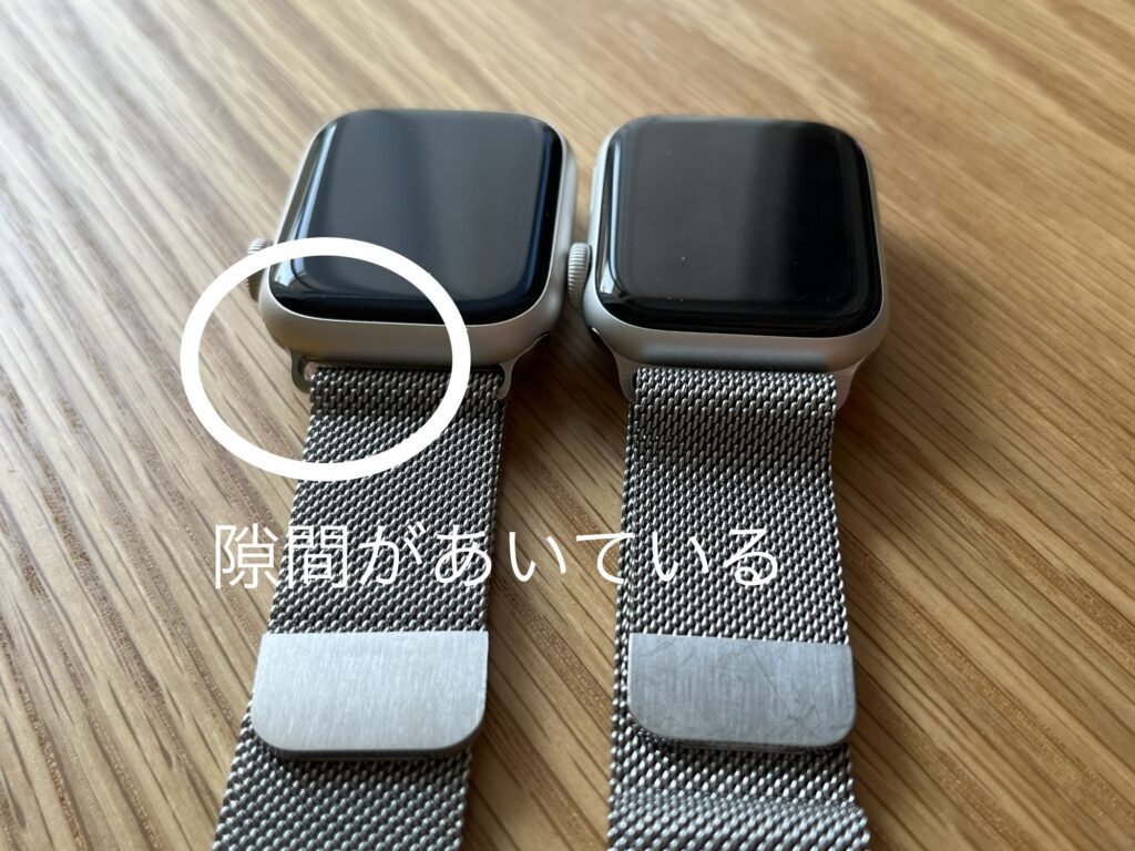 Apple watch 純正 ミラネーゼループ シルバー 44mm