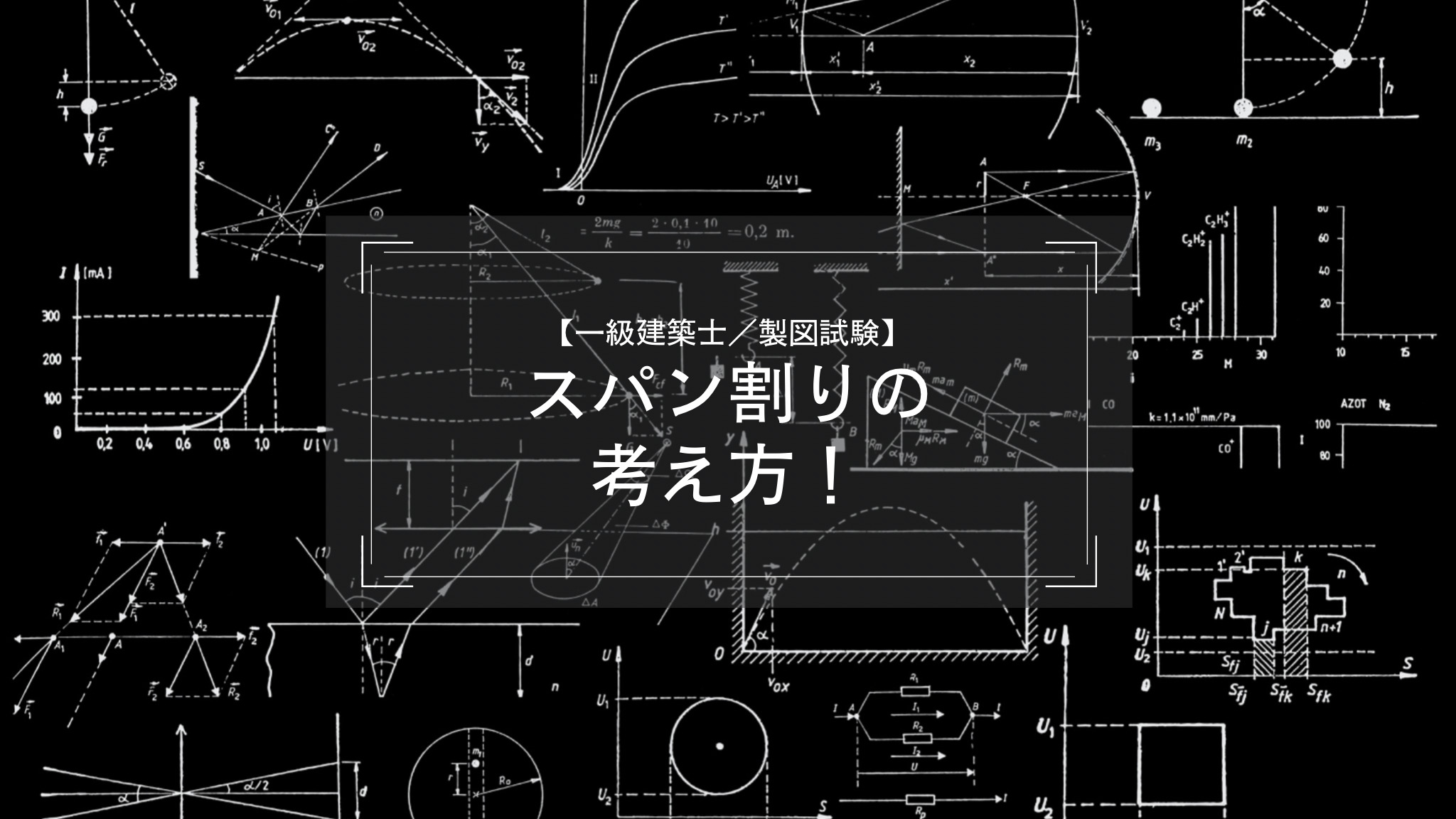 【一級建築士／製図試験】6m？7m？スパン割りで悩む時間を削減！【スパン割の考え方】