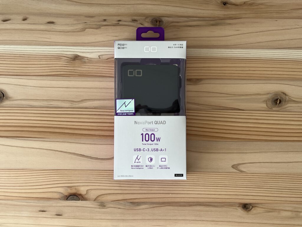 【レビュー】CIOのNovaPort QUAD100Wこそ据え置き最強の充電器！