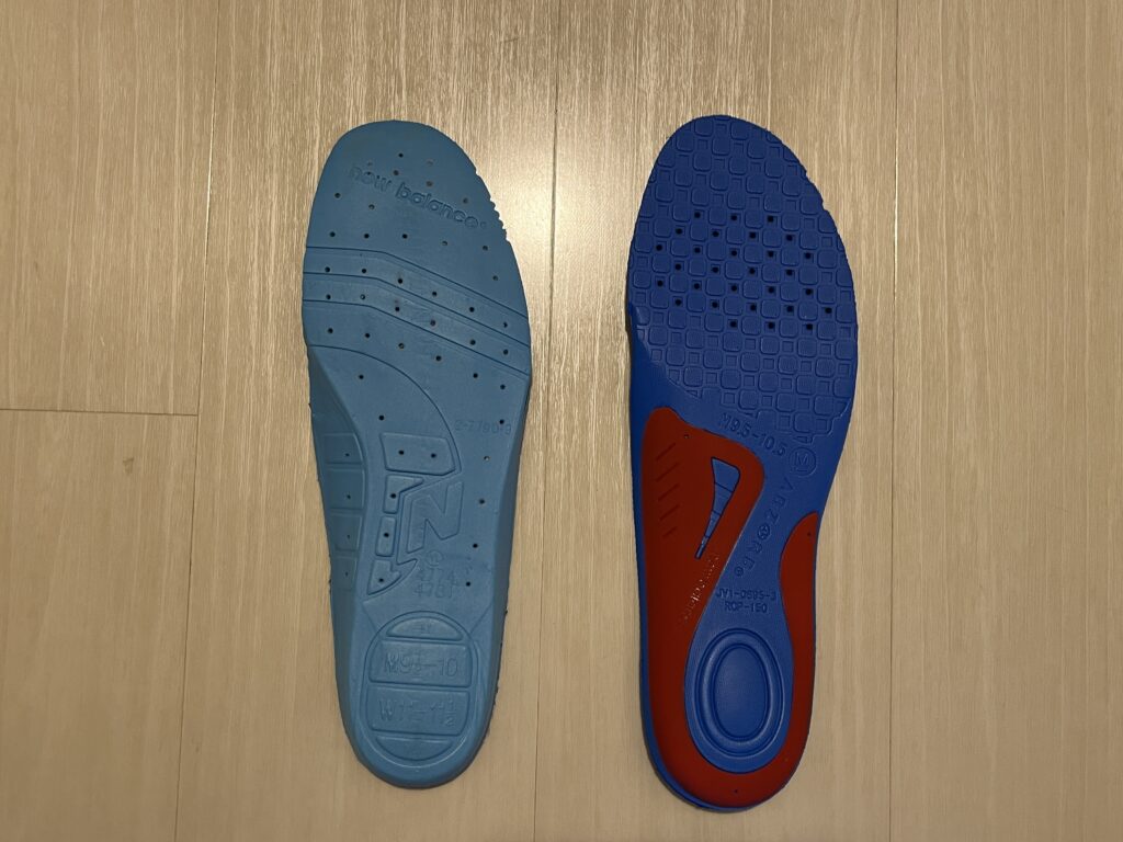 【満足度高】New Balanceのインソールを交換すると履き心地が激変します！